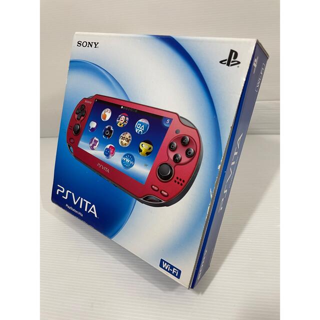 PlayStation Vita(プレイステーションヴィータ)の【液晶美品】PlayStation Vita PCH-1000 レッド 本体 エンタメ/ホビーのゲームソフト/ゲーム機本体(携帯用ゲーム機本体)の商品写真