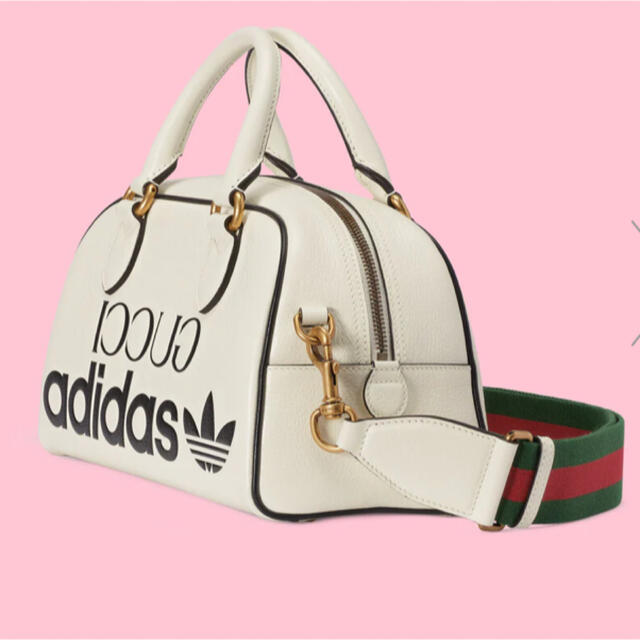 adidas Gucci ミニ ダッフルバッグ ボストンバッグ 白 ホワイト adidas Gucci ミニ ダッフルバッグ ボストンバッグ 白 ホワイト