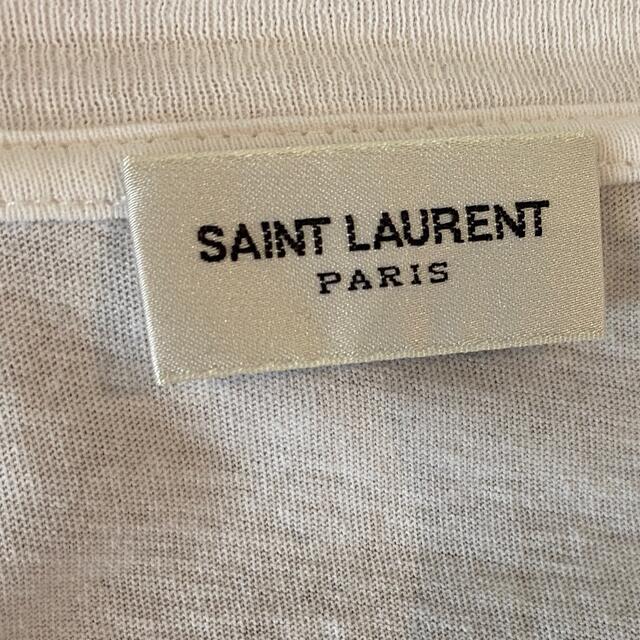 Saint Laurent(サンローラン)のSaint Laurent サンローランプリントTシャツスリマン期M メンズのトップス(Tシャツ/カットソー(半袖/袖なし))の商品写真