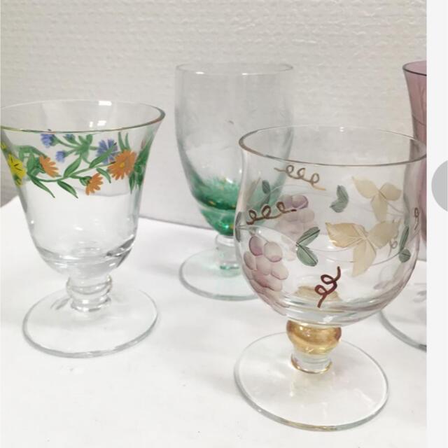 Amazon | Belle handpaint collection 高杯 ワイングラス 5客 桐