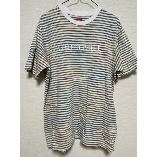 シュプリーム(Supreme)の【M】Supreme 18ss Static Stripe Tee(Tシャツ/カットソー(半袖/袖なし))