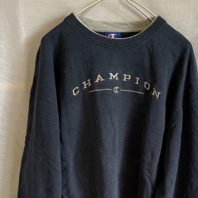 スウェット  champion XL 刺繍