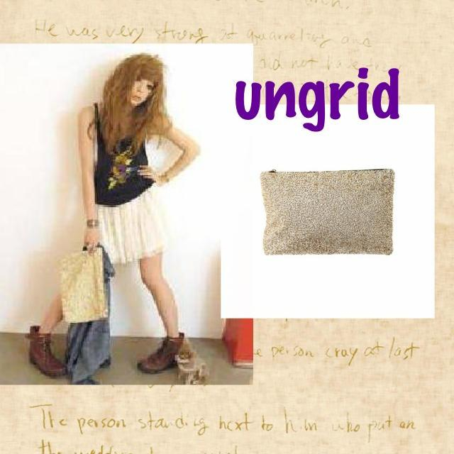 Ungrid(アングリッド)のungridスパンコールクラッチ💓 レディースのバッグ(クラッチバッグ)の商品写真