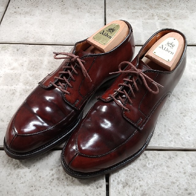 おすすめ】 Alden Vチップ 8D 54321 cordovan Alden - ドレス/ビジネス