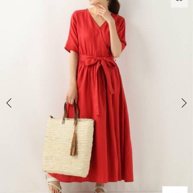 TSURU by MARIKO OIKAWA 新品 リネンカシュクールワンピース | www