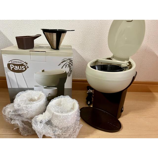 コーヒーメーカー　KAFFE DUO Paus カフェデュオパウスrecolte スマホ/家電/カメラの調理家電(コーヒーメーカー)の商品写真