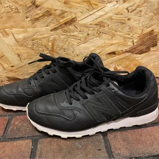 ニューバランス(New Balance)のニューバランス996  レザーブラック　23センチ(スニーカー)