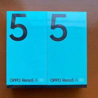 オッポ(OPPO)のoppm Reno5 a 未開封　4台　new starさん用(スマートフォン本体)