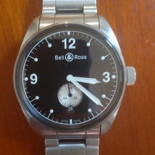 ベルアンドロス(Bell & Ross)の★ ベル&ロス◇ヴィンテージ123 希少モデル★社外高級ベルト付き(腕時計(アナログ))