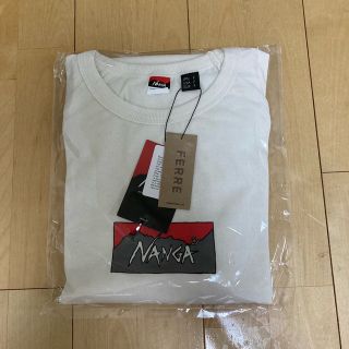 ナンガ(NANGA)のナンガ Tシャツ ナンガ×ウシオダヒロアキ ハンドペイントロゴティー新品FREE(Tシャツ/カットソー(半袖/袖なし))