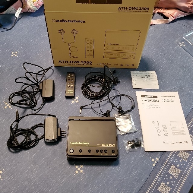 audio-technica ワイヤレスヘッドホン ATH-DWL3300 美品