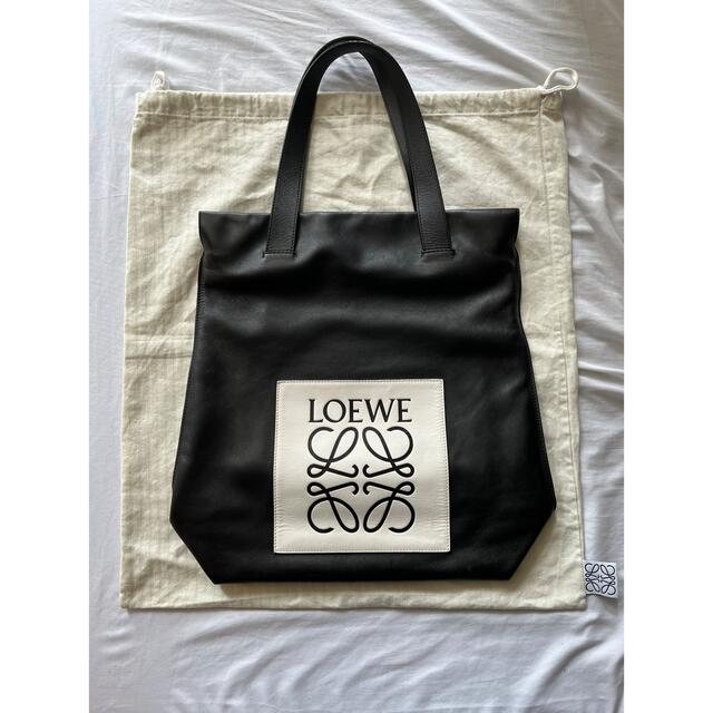 LOEWE - ロエベ LOEWE トートバッグ レザー ショッパー 黒の通販 by