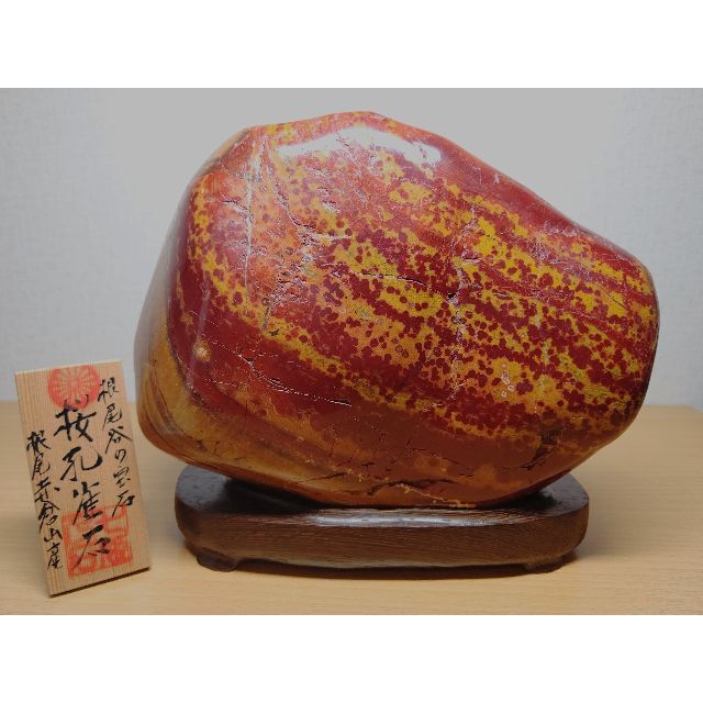 桜孔雀石 4.9kg 桜石 孔雀石 原石 紋石 碧玉 鑑賞石 自然石 水石 赤石