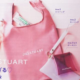 ジルスチュアート(JILLSTUART)の＊未使用＊【ジルスチュアート】ポーチ2点＆エコバッグ＆キーリングセット♡(エコバッグ)