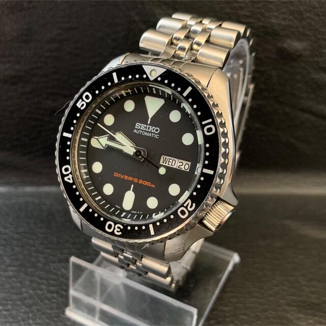 セイコー　ブラックボーイ　SKX007 自動巻き　機械式　ダイバーズ