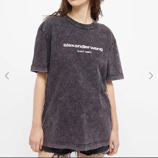 トップス Alexander Wang - アレキサンダーワン ウォッシュ加工Tシャツ