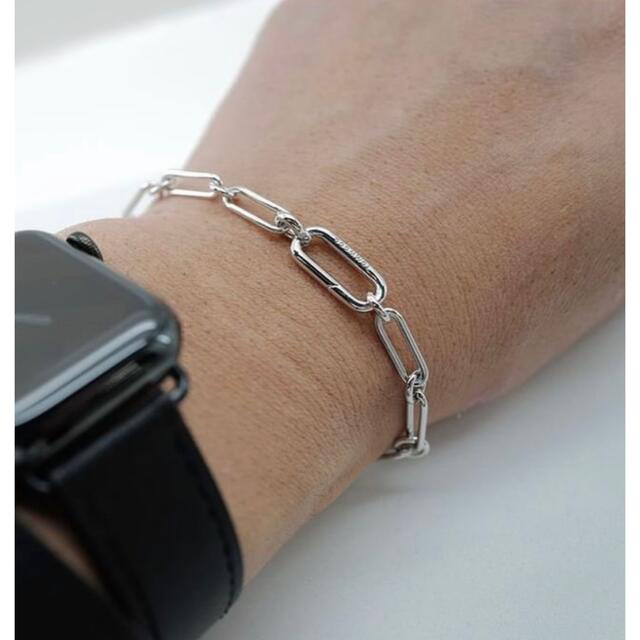 未使用】TOMWOOD Box Chain Bracelet Large 【ラッピング不可】 63.0