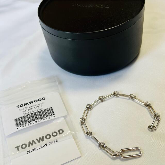 未使用】TOMWOOD Box Chain Bracelet Large 【ラッピング不可】 63.0