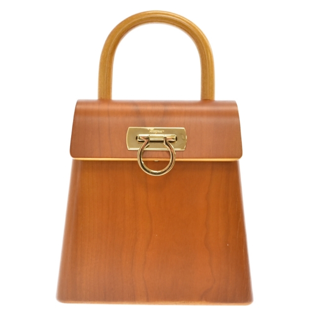 再入荷!】 ガンチーニ AU-21-7728 Bag Hand Wood Gancini フェラガモ