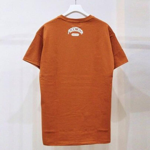 NEIGHBORHOOD(ネイバーフッド)のポークチョップガレージサプライ　カレッジＴシャツ　オレンジ　Ｌサイズ　新品 メンズのトップス(Tシャツ/カットソー(半袖/袖なし))の商品写真