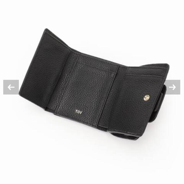 SLOBE IENA(スローブイエナ)のTOV ⭐︎ミニ　ウォレット　財布　ブラック　黒　イエナ  ベイクルーズ　ミニ レディースのファッション小物(財布)の商品写真