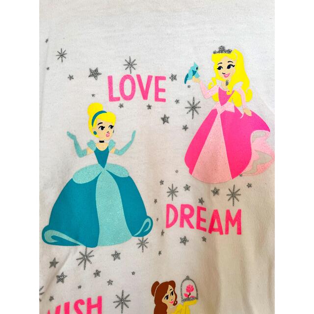 ZARA KIDS(ザラキッズ)のディズニープリンセス　Tシャツ　4y キッズ/ベビー/マタニティのキッズ服女の子用(90cm~)(Tシャツ/カットソー)の商品写真