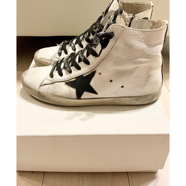 GOLDEN GOOSE(ゴールデングース)のGOLDEN GOOSE ゴールデングース　白ハイカット　スニーカー レディースの靴/シューズ(スニーカー)の商品写真