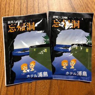 アースセイヤク(アース製薬)の洞窟風呂で有名な「ホテル浦島」お土産入浴剤(入浴剤/バスソルト)