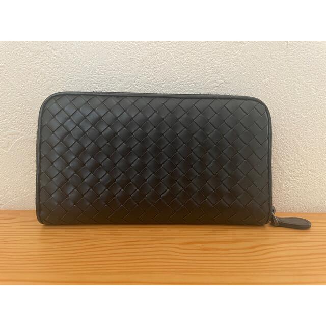 愛用 Bottega Veneta ボッテガヴェネタのラウンドファスナー長サイフ
