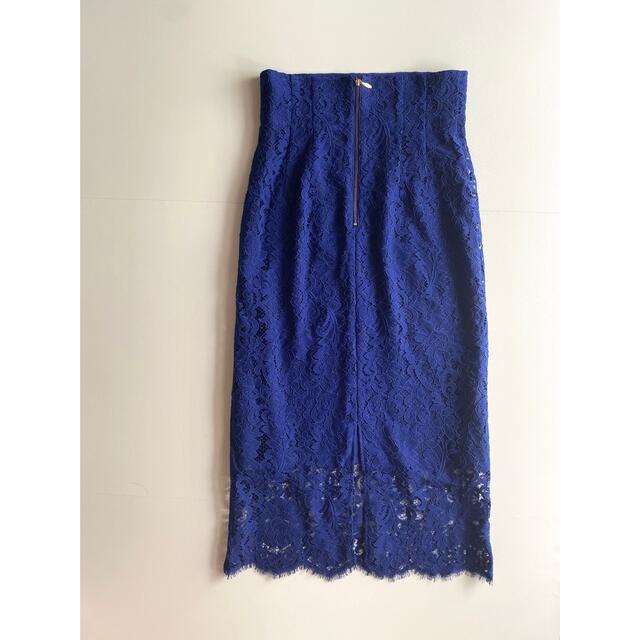 spick&span noble リバーレースIラインスカート ブルー 5