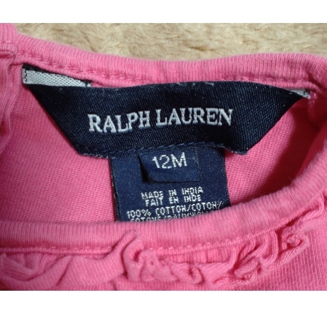 Ralph Lauren(ラルフローレン)のラルフローレン ワンピース 80 キッズ/ベビー/マタニティのベビー服(~85cm)(ワンピース)の商品写真