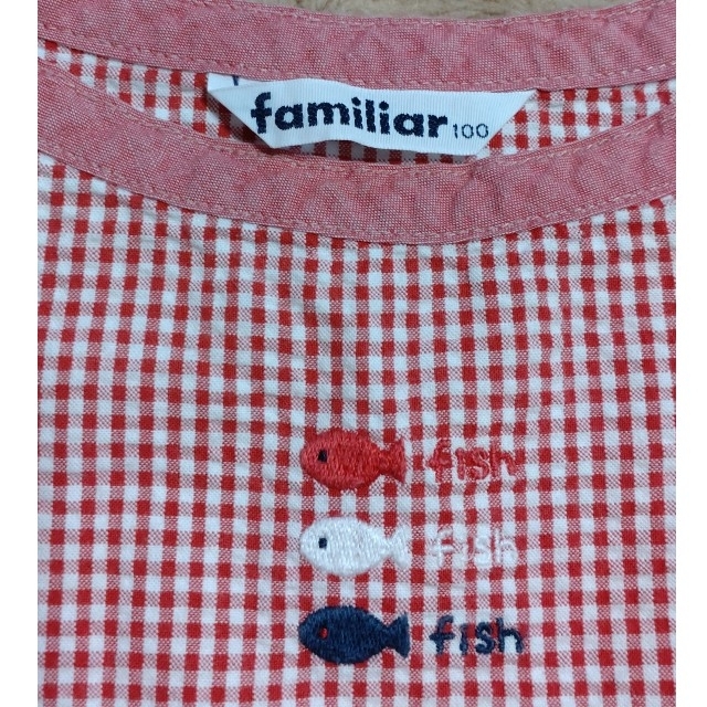 familiar(ファミリア)のファミリア ワンピース 100 キッズ/ベビー/マタニティのキッズ服女の子用(90cm~)(ワンピース)の商品写真