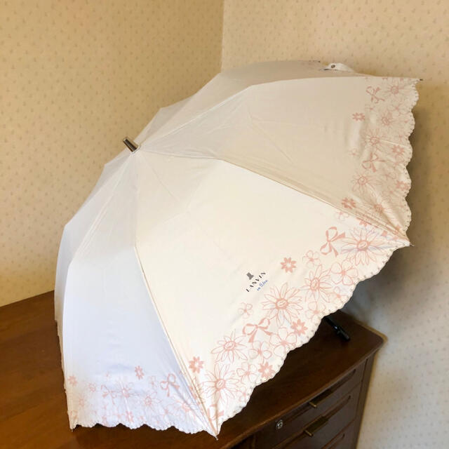 ★新品★ランバンオンブルー 晴雨兼用パラソル 日傘 楽折 遮光・遮熱 軽量