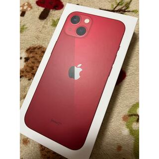 アイフォーン(iPhone)の【iPhone13】128GB RED 箱(その他)