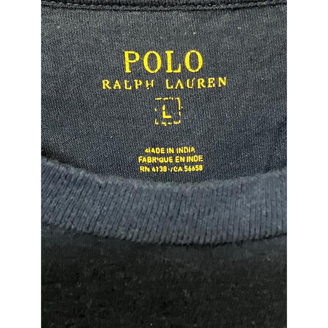 POLO RALPH LAUREN(ポロラルフローレン)のポロラルフローレン ボーダーTシャツ　キッズ　刺繍ロゴ　カットソー レディースのトップス(Tシャツ(半袖/袖なし))の商品写真