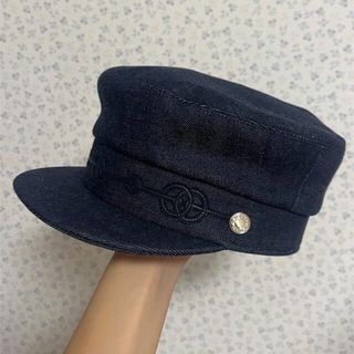 エルメス　デニムキャスケット