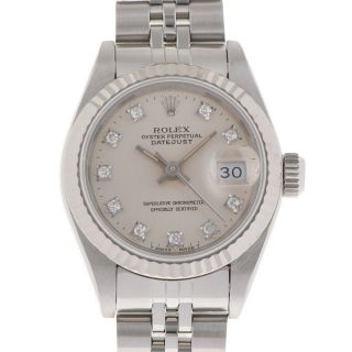 ロレックス(ROLEX)のロレックス  デイトジャスト 10Pダイヤ 腕時計(腕時計)