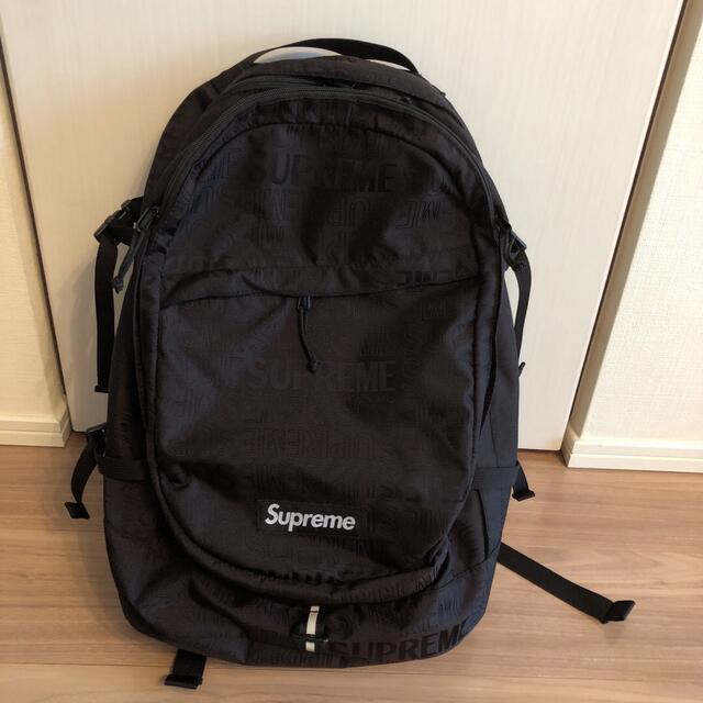 Supreme - Supreme Backpack BLACK リュック バックパック カリマー