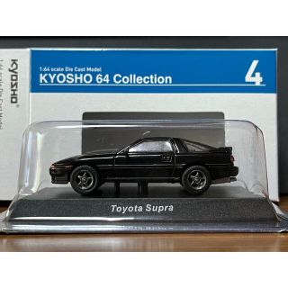 スープラ(SUPRA)の京商 1/64 64コレクション トヨタ スープラ TOYOTA SUPRA 黒(ミニカー)