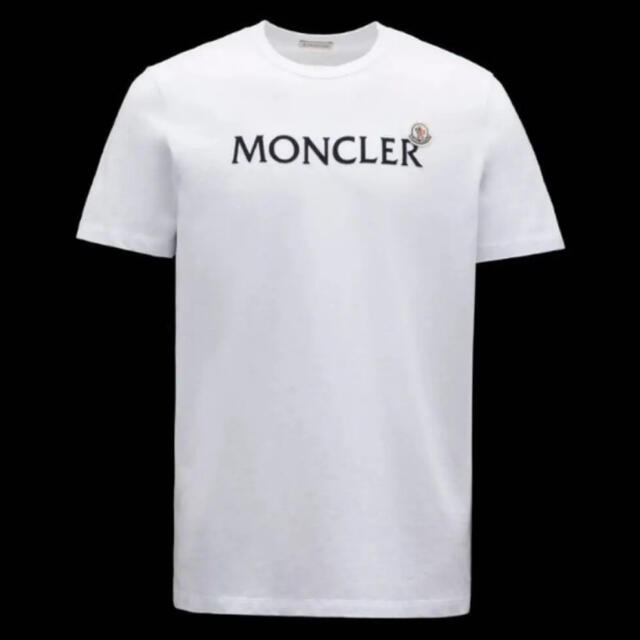 ★希少★MONCLER Tシャツ XXL ワッペン ホワイト モンクレール 完売直営店舗