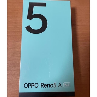 OPPO - OPPO Reno5 A eSIM A103OP アイスブルー ワイモバイル版