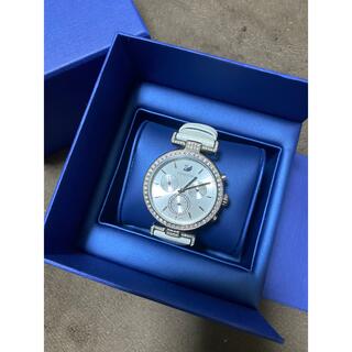 【新作からSALEアイテム等お得な商品満載】  腕時計　ライトブルー SWAROVSKI♡スワロフスキー 腕時計(アナログ)