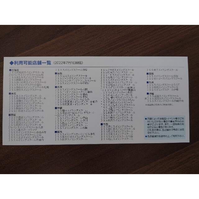 JSS　株主優待券 チケットの施設利用券(フィットネスクラブ)の商品写真