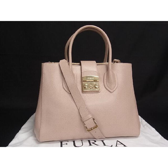 新品 フルラ FURLA ハンドバッグ メトロポリス S サッチェル ムーンストーン