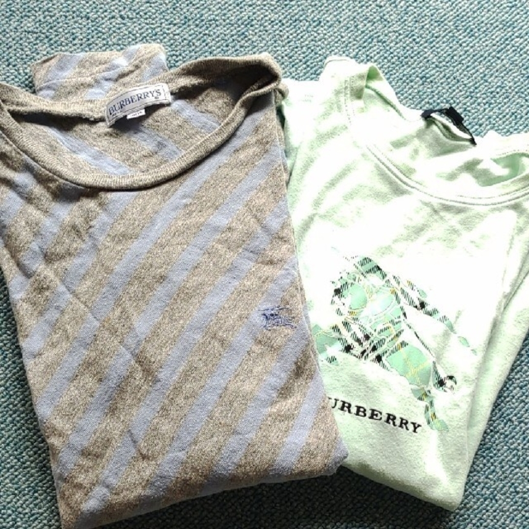 BURBERRY(バーバリー)のバーバリーのTシャツ2枚セット キッズ/ベビー/マタニティのキッズ服女の子用(90cm~)(Tシャツ/カットソー)の商品写真