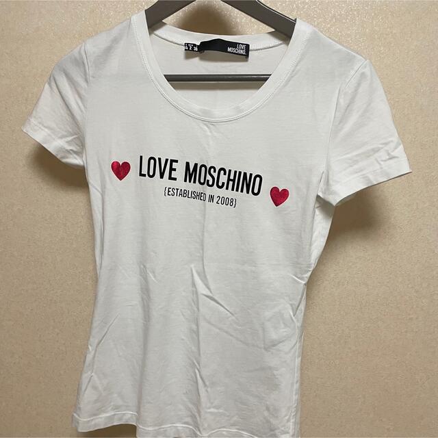 MOSCHINO(モスキーノ)のmoschino Tシャツ レディースのトップス(Tシャツ(半袖/袖なし))の商品写真