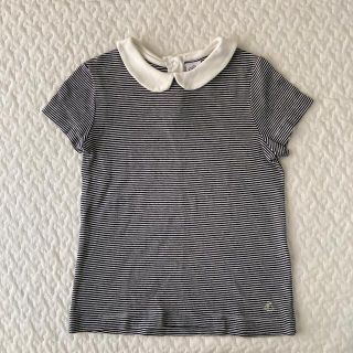 プチバトー(PETIT BATEAU)のプチバトー　6ans/116cm 丸襟ボーダーカットソー (Tシャツ/カットソー)