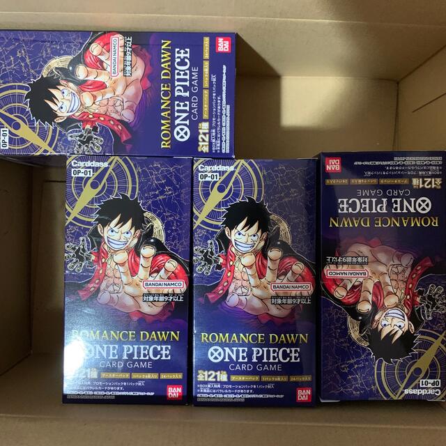 お買得 One Piece One Piece カードゲーム Romance Dawn Box 4箱 Box デッキ パック Www Sz2rck Gr