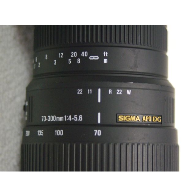 SIGMA(シグマ)のシグマ望遠レンズ APO DG 70-300mm　ペンタックス用 スマホ/家電/カメラのカメラ(レンズ(ズーム))の商品写真