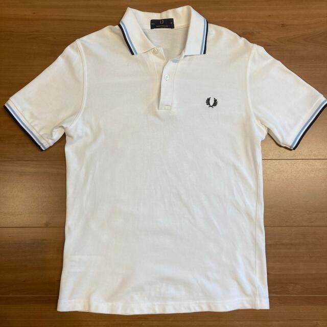 FRED PERRY(フレッドペリー)のフレッドペリー　ホワイトポロシャツ メンズのトップス(ポロシャツ)の商品写真